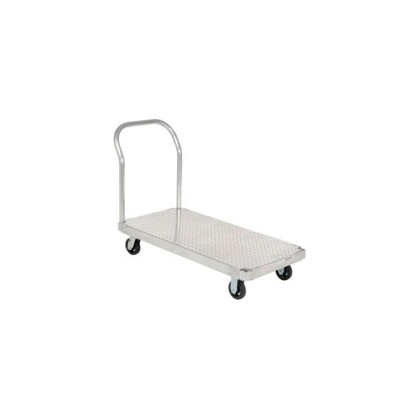 Global Equipment Magliner Aluminum Platform Truck with Diamond Deck 48 x 24 1400 Lb. Cap. 585461T - main